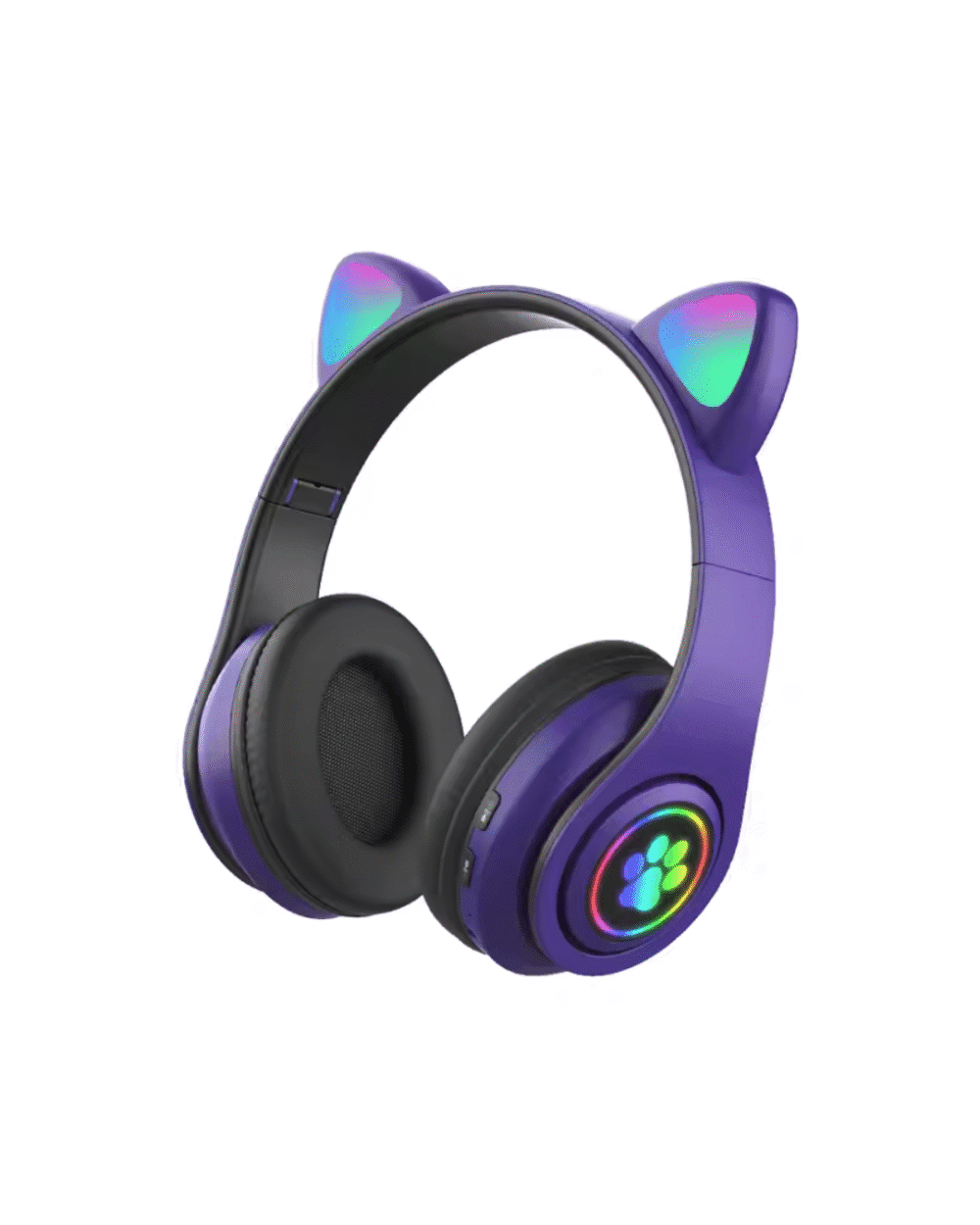 AURICULARES CON OREJAS GATITO LED