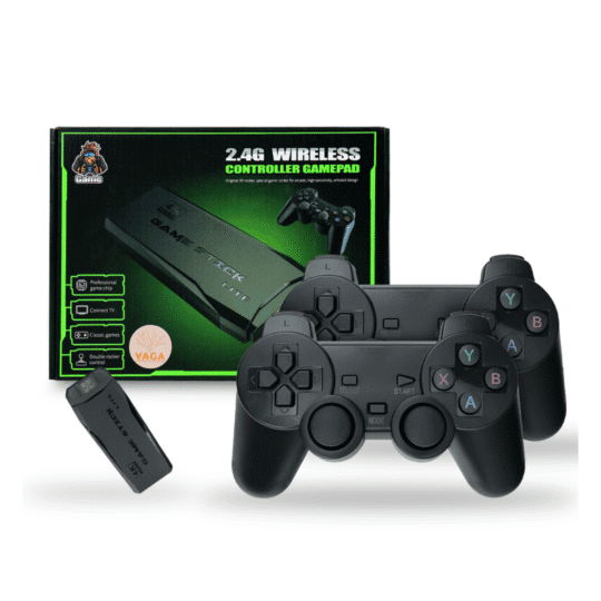 CONSOLA DE JUEGO WIRELESS 2.4G (NEGRA)