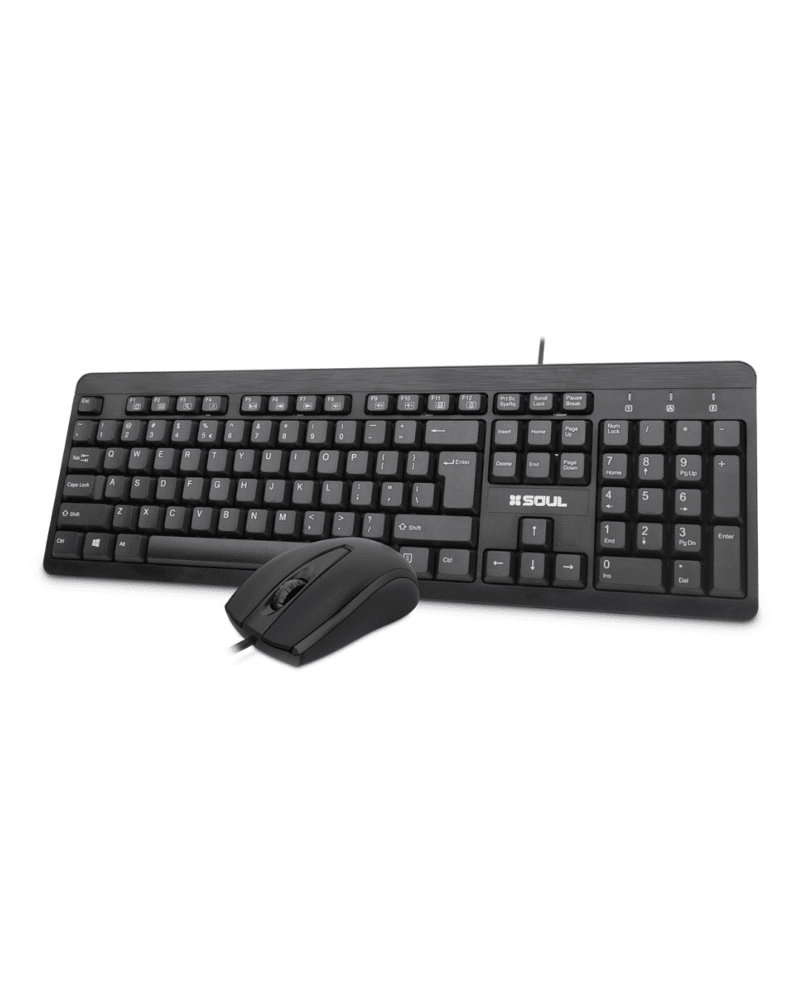 KIT TECLADO MOUSE SOUL OFICCE OC100