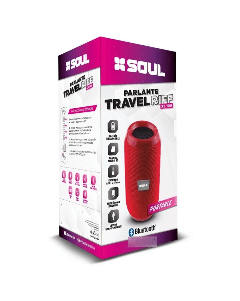 PARLANTE TRAVEL RIFF XS100 SOUL